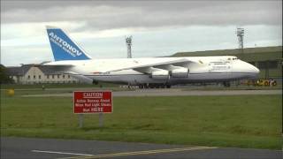 Antonov 124100 RAF Leuchars Fife Scotland 121011 [upl. by Diva]