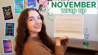 november wrap up 📚🧸 taylor jenkins reid zodiac academy kristin hannah throne of glass [upl. by Roshan]