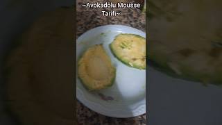 Avokadolu Mousse Tarifi [upl. by Irek]