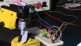 Test of 11HS12 stepper motor with 271 planetary gearbox [upl. by Ennayt]