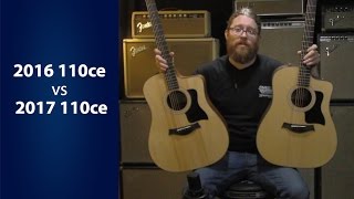 2017 Taylor 110ce Walnut vs 2016 Taylor 110ce Sapele Which sounds better [upl. by Terrell]