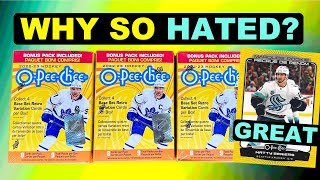 WAY BETTER THAN EXPECTED  202223 OPeeChee Hockey Retail Blaster Boxes x3 [upl. by Ellatnahc]