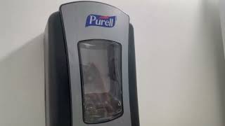 PURELL LTX12 TouchFree Hand Sanitizer Dispenser Quick Review [upl. by Graf]