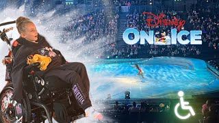 DISNEY ON ICE  ROAD TRIP  Birmingham NIA Arena  wheelchair seat view midline seating [upl. by Ainesey263]