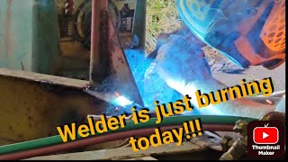 welding trailer build pt3 [upl. by Aihtnis841]