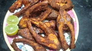 halwa fish fry recipe 😋 [upl. by Lemar]