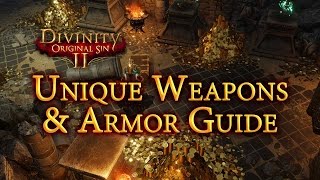 DOS2 Unique Weapons amp Armor Locations Guide [upl. by Don543]