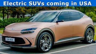 Upcoming AllElectric SUVs 2023 2024 [upl. by Pendleton895]