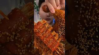 asmr mukbang Enoki Mushroom With Meat Chickens Yummy [upl. by Yema]