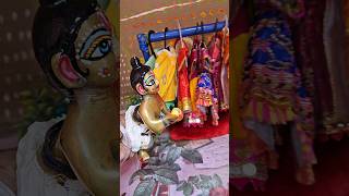 Laddu gopal daily shringar laddugopalshorts mysweetladugopal laddugopaldress viralvideo [upl. by Noelani]