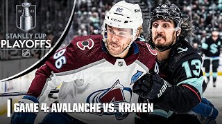 Colorado Avalanche vs Seattle Kraken First Round Gm 4  Full Game Highlights [upl. by Sheree659]