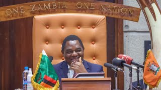 President Hakainde Hichilema state of the nation address  Zambia Parliament 2024 [upl. by Boylston]