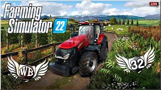 LIVE  Farming Simulator 22  32 quotRoboty tyle że ho hoquot [upl. by Yortal]