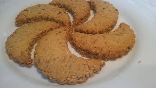 Crunchy Vegan Sesame Cookies [upl. by Hallagan31]