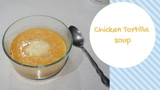 CHICKEN TORTILLA SOUP  KETO  LCHF [upl. by Donnie]