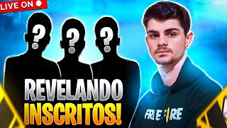 🔥 LIVE FF 🔥 FREE FIRE  AO VIVO 🔥 4X4  6X6 COM INSCRITOS 🔥 RG REVELA 🔥 SALA PERSONALIZADA 🔥 100k [upl. by Uahc87]