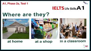 IELTS Life Skills A1 Listening Test 1 [upl. by Callie]