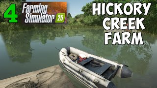 Hickory Creek Farm EP 4 on the BrandNew Riverbend Springs Map on Farming Simulator 25 [upl. by Eentruoc726]