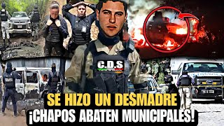 🚨SE CALENTÓ CULIACÁN La Chapizza Abaten A 4 Municipales Y QUEMAN Vehiculos Del Ejército sinaloa [upl. by Ardaed]