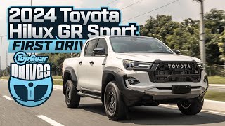 2024 Toyota Hilux GR Sport first drive Nothing like the old Hilux GRS  Top Gear Philippines [upl. by Amlez468]