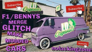 NEW GTA 5 BENNYS MERGE GLITCH F1BENNYS ON ANY CARS PS5 APP [upl. by Tsenre]