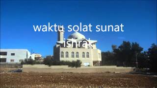 waktu solat sunat ishrak [upl. by Harned882]