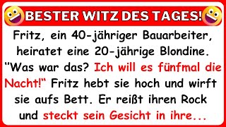 🤣 BESTER WITZ DES TAGES Eine 20jährige heiße blonde Braut will es fünfmal die Nacht aber es [upl. by Anec]