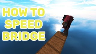 How To Speed Bridge In Bedwars Minecraft [upl. by Jobie]