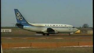 Boeing 737200 Olympic CPH 1996 [upl. by Anselmo]