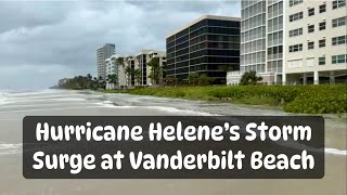 Hurricane Helene Continues to Impact Vanderbilt Beach in North Naples Florida [upl. by Aylmar761]