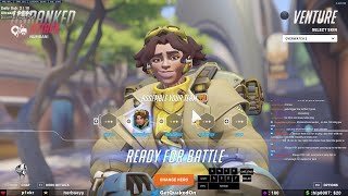 IMBA NEW DPS VENTURE TEST GetQuakedOn VENTURE OVERWATCH 2 GAMEPLAY [upl. by Neiman]