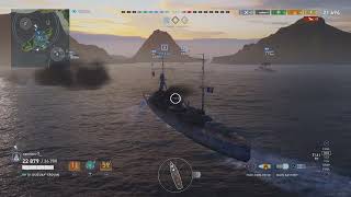 World of Warships LegendsDomination  Solomon Island DuguayTrouin PvE wowslegends gaming [upl. by Nothgierc]