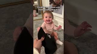 Did you hear that little teeth click 😂 babyofyoutube shorts viralshorts viral cutebaby [upl. by Conley]