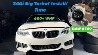 BMW M240i goes Big Turbo DAW 6769 [upl. by Lama]