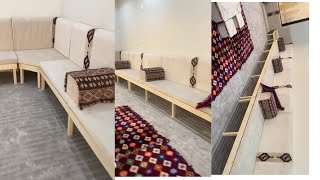 how to make wooden sofa set at home foryou mywood mywork786 diyprojects [upl. by Epps]