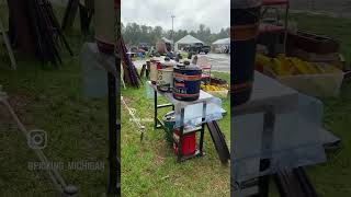 Antiques Festival Setup Huge Vintage Flea Market in Davisburg Michigan [upl. by Kuska]