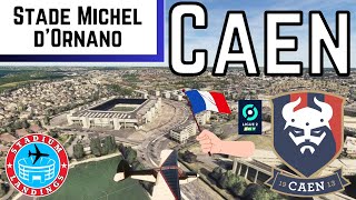 Stade Michel dOrnano  Microsoft Flight Simulator STADIUM LANDING [upl. by Pederson965]