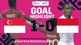 HIGHLIGHT GOAL INDONESIA VS SINGAPORE [upl. by Cerelly]