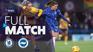 Full Match Chelsea v Brighton amp Hove Albion  Barclays WSL 202425 [upl. by Woll]