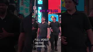 NYC Times Square at 3am ⬆️Full Video⬆️ [upl. by Ellatsirhc]