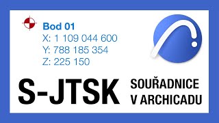 Souřadnice SJTSK v Archicadu 🔎🌐 PRO ARCHICAD 24 A STARŠÍ [upl. by Barnett]