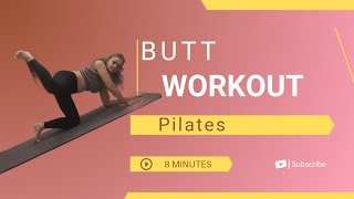 Get Voluminous and Shapely Hips8 MIN BUTT WORKOUTPilatesFitness [upl. by Popelka686]