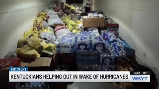 Kentuckians finishing help after one hurricane set eyes on future relief efforts [upl. by Anaerb]