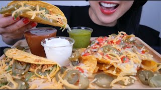 NACHOS  TACOS ASMR SATISFYING CRUNCH NO TALKING  SASSMR [upl. by Hillie628]