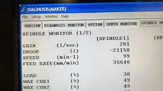 Mazatrol Matrix Nexus Spindles encoder diagnostic TS56903220 [upl. by Anitsrik]