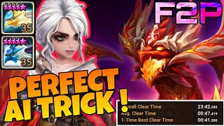 FIRE CIRI  DOUBLE GARUDA  F2P DRAGON ABYSS HARD SPEED TEAM  SUMMONERS WAR [upl. by Senaj895]