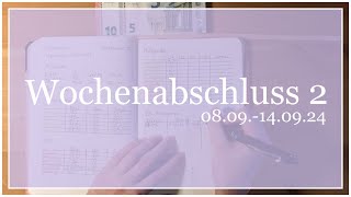 🍃 Wochenabschluss 2  September 🌿  Finanzplanung [upl. by Wadesworth855]