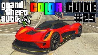 GTA V  Ultimate Color Guide 25  Dewbauchee Vagner Best Color Combinations [upl. by Breanne]