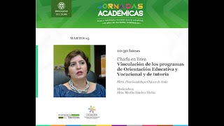 Vinculación de los programas de Orientación Educativa y Vocacional y de Tutoría [upl. by Garth]