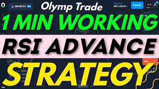 Olymp Trade RSI Strategy Olymptrade 1 min working strategy  O2Help [upl. by Clute]